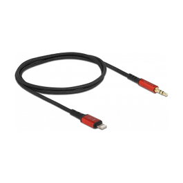 DeLOCK Cable de audio Lightning de 8 pines a jack de 3,5 mm, 0,5 m
