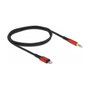 DeLOCK Cable de audio Lightning de 8 pines a jack de 3,5 mm, 0,5 m