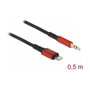 DeLOCK Cable de audio Lightning de 8 pines a jack de 3,5 mm, 0,5 m