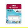 Transcend JetFlash 730 64GB USB 3.2 Gen 1 Blanco