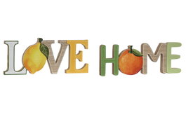 DKD Home Decor Decoración MDF Love/Home 30x2x11 cm