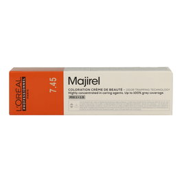 L'Oréal Majirel Cobrizos 7.45 - Tinte Permanente Rubio Medio Cobrizo Caoba 60 ml