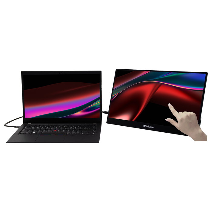 Verbatim PMT-15 Monitor Portátil Táctil 15.6" 4K UHD IPS (32238) - USB-C, HDMI, AMD FreeSync, HDR, Aluminio Verbatim PMT-15 Monitor Portátil Táctil 15.6" 4K UHD IPS (32238) - USB-C, HDMI, AMD FreeSync, HDR, Aluminio