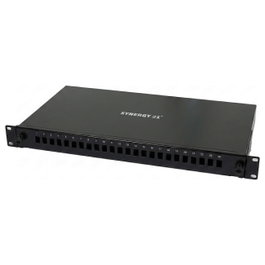 Synergy21 Panel de parcheo para 24xLC-Duplex, 19/1HE, Negro