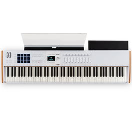 Arturia Keylab 88 Mk3 White Teclado Controlador MIDI con 88 Teclas de Acción de Martillo y Aftertouch Color Blanco