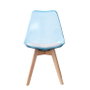 DKD Home Decor Silla Urban Azul Blanco 47 x 81 x 54 cm (4 Unidades)