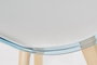 DKD Home Decor Silla Urban Azul Blanco 47 x 81 x 54 cm (4 Unidades)