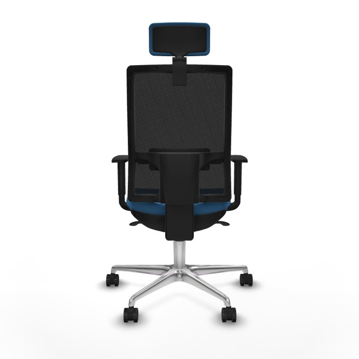 PIQUERAS Y CRESPO Silla de oficina Horna con mecanismo Sincro, Azul claro y Negro PIQUERAS Y CRESPO Silla de oficina Horna con mecanismo Sincro, Azul claro y Negro