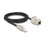 DeLOCK Cable de Red RJ45 Macho a Keystone Hembra Cat.6A 2 m