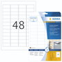 HERMA Etiquetas de alta resistencia A4 blancas 45,7x21,2 mm (480 unidades)