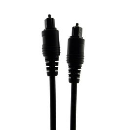 Logilink Cable Óptico Audio 1,5m Alta Definición Conexión Dorada Flexible Negro