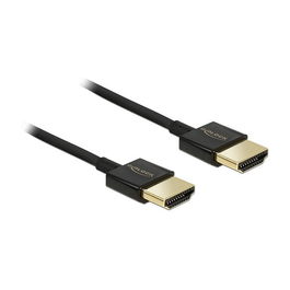 DeLOCK Cable HDMI a HDMI High Speed with Ethernet 3D 4K Premium Slim 2.0 m