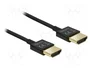 DeLOCK Cable HDMI High Speed con Ethernet 4K 3D 2 m Slim