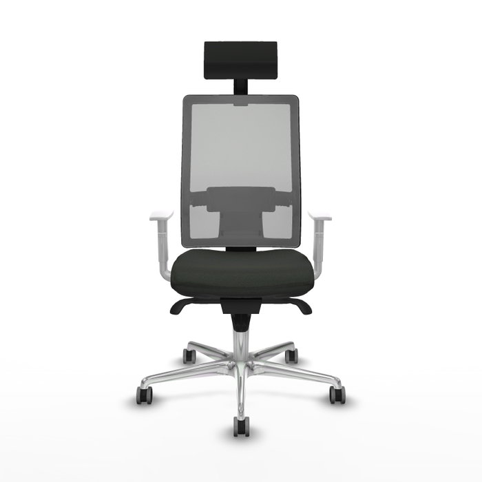 PIQUERAS Y CRESPO Silla de oficina Horna con mecanismo Sincro, Gris y Negro PIQUERAS Y CRESPO Silla de oficina Horna con mecanismo Sincro, Gris y Negro