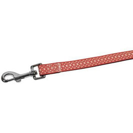 Nayeco Correa Mac Leather Cross Rojo 15mm x 120cm