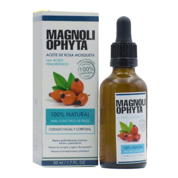 MAGNOLIOPHYTHA Aceite de Rosa Mosqueta con Ácido Hialurónico MAGNOLIOPHYTHA Aceite de Rosa Mosqueta con Ácido Hialurónico