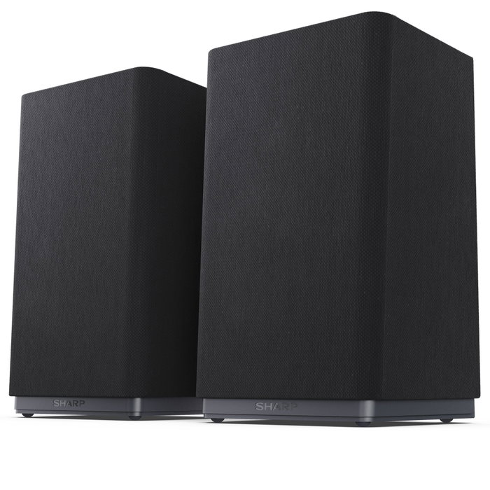Sharp CP-AWS2001 Altavoces Traseros Inalámbricos (Par) Negro Sharp CP-AWS2001 Altavoces Traseros Inalámbricos (Par) Negro
