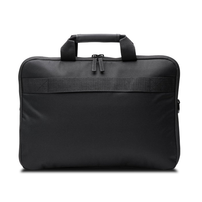 Kensington K60390WW Maletín Toploader para Portátil 16" (40.6 cm) Negro - Diseño Concha, Fabricado con Material Reciclado EQ, Correa para Carro, Compartimento Acolchado