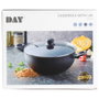Day Cacerola con Tapa de Aluminio con Revestimiento Cerámico para Todas Cocinas (Inducción, Gas) - 5 Litros, Diámetro 28 cm