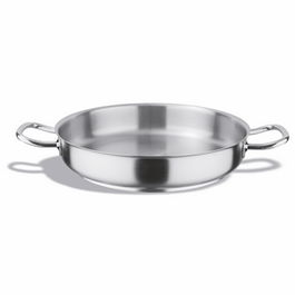 VOLLRATH PUJADAS ECOINOX Rondón - Cacerola Acero Inoxidable, Diámetro 32 cm, Alto 6 cm, Capacidad 5 Litros, No Apto para Lavavajillas