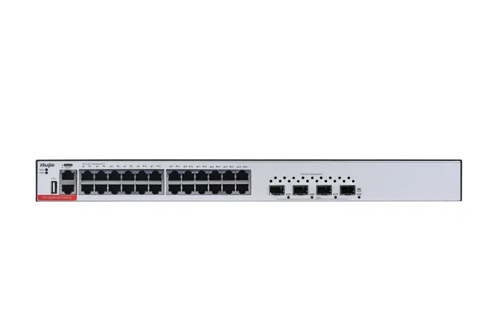 Ruijie networks rg-s5300-24gt4xs-e switch gestionado l3 gigabit ethernet (10/100/1000) 1u plata