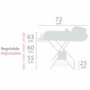 Decuevas Planchador Plegable Funny Rosa