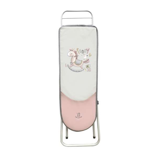 Decuevas Planchador Plegable Funny Rosa, Altura Regulable, 63x72x25 cm