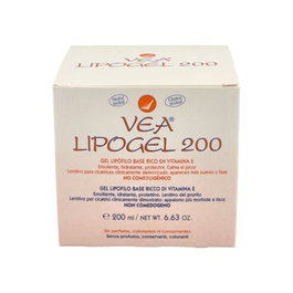 Vea Lipogel 200ml - Gel Lipófilo Emoliente, Hidratante y Protector para Piel Seca, Cicatrices y Estrías