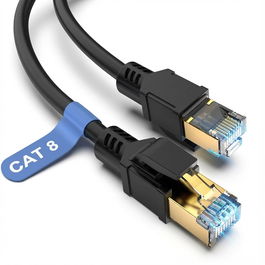 Captiva Cable Patch CAT 8 para Red, LAN y Ethernet 2m Blanco