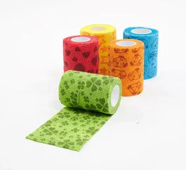 Kruuse Fun-Flex Care Vendaje Cohesivo 10cm x 4,5m, 10 Unidades