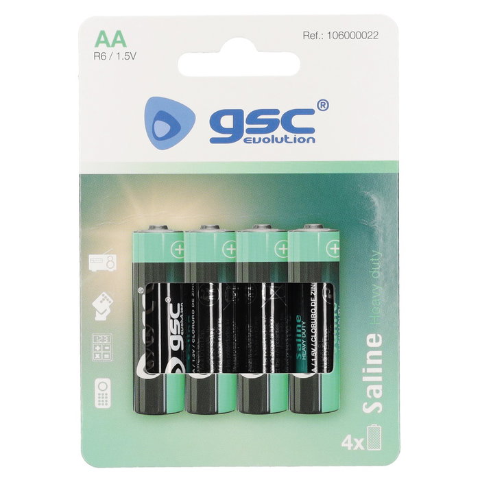 GSC Evolution Pila Salina R6 (AA) Blíster 4ud GSC Evolution Pila Salina R6 (AA) Blíster 4ud