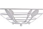 DKD Home Decor Frutero Metálico Geométrico Mate Surtido