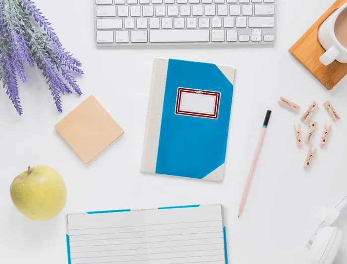 Fernandes Libro Cartone Cosido Din A5+ Rayado Horizontal 50 Hojas 100 gr Azul