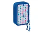 Safta Plumier Escolar Miffy Bunny, 37 Piezas, Triple Cremallera, 3 Compartimentos, Dimensiones 195x125x55 mm