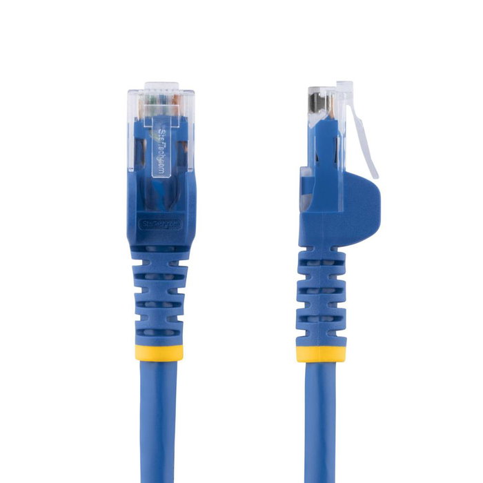 StarTech.com Cable de Red Ethernet Cat 6 Gigabit UTP, Latiguillo RJ45 Azul, Snagless, 5 m, 24 AWG, Compatible con PoE, 10 Gbps StarTech.com Cable de Red Ethernet Cat 6 Gigabit UTP, Latiguillo RJ45 Azul, Snagless, 5 m, 24 AWG, Compatible con PoE, 10 Gbps
