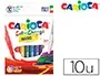 Carioca Rotulador Tinta Mágica Cambia Color Caja 10 Unidades Colores Surtidos Punta Maxi 6 mm Bloqueada