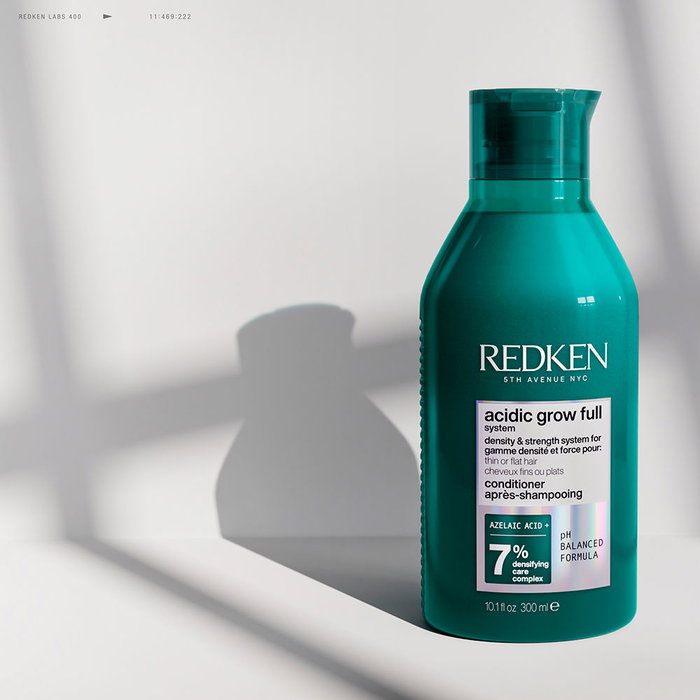 Redken Acidic Grow Full System Acondicionador, Sistema de Densidad y Fuerza para Cabello Fino o Liso, 300 ml