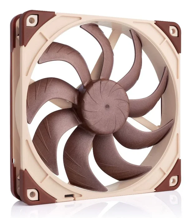 Noctua NF-A14X25 G2 LS-PWM Ventilador de 140 mm, Beige y Marrón