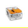 Wago 221-612 Conector Derecho 2x6mm 450V Naranja Transparente (50 Stück)