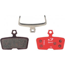 Jagwire Sport Juego de pastillas de freno semi-metálicas rojas para SRAM Code RSC, Code R, Guide RE
