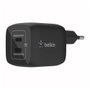 Belkin BoostCharge Pro 45W 2x USB-C WCH011VFBK Negro
