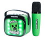 OTL TECHNOLOGIES Altavoz y Micro Karaoke LED Minecraft