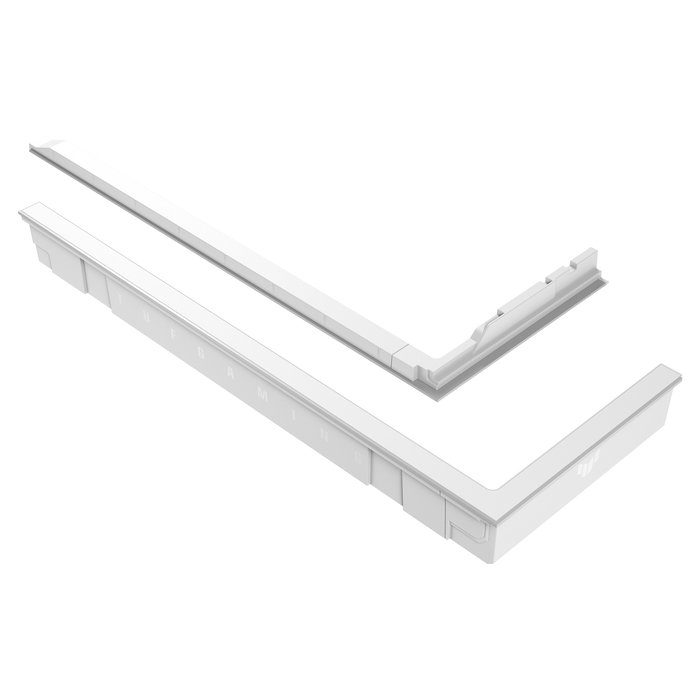 ASUS TUF GAMING GT502 Horizon Kit de Iluminación ARGB Blanco - Kit de Mejora RGB, 5V, 3 Pines, Soportes Magnéticos, 20000 h MTBF