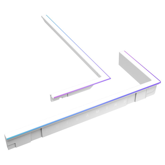 ASUS TUF GAMING GT502 Horizon Kit de Iluminación ARGB Blanco - Kit de Mejora RGB, 5V, 3 Pines, Soportes Magnéticos, 20000 h MTBF
