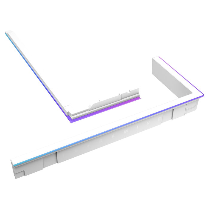 ASUS TUF GAMING GT502 Horizon Kit de Iluminación ARGB Blanco - Kit de Mejora RGB, 5V, 3 Pines, Soportes Magnéticos, 20000 h MTBF