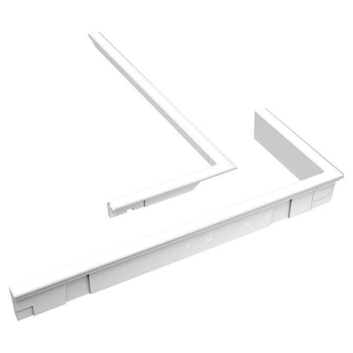 ASUS TUF GAMING GT502 Horizon Kit de Iluminación ARGB Blanco - Kit de Mejora RGB, 5V, 3 Pines, Soportes Magnéticos, 20000 h MTBF