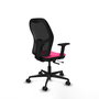 PIQUERAS Y CRESPO Silla de oficina Jorquera Rosa y Negro