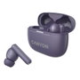 Canyon Auriculares TWS-10 OnGo True Wireless Bluetooth 5.3, Morado, Reducción de Ruido Activa, 20-20000 Hz, Con USB Tipo C, Ideal para Deporte