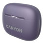 Canyon Auriculares TWS-10 OnGo True Wireless Bluetooth 5.3, Morado, Reducción de Ruido Activa, 20-20000 Hz, Con USB Tipo C, Ideal para Deporte