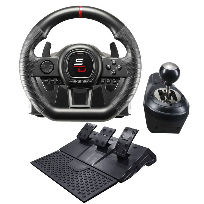 Subsonic SUPERDRIVE GS650-X Volante de carreras con cambio manual y 3 pedales Subsonic SUPERDRIVE GS650-X Volante de carreras con cambio manual y 3 pedales